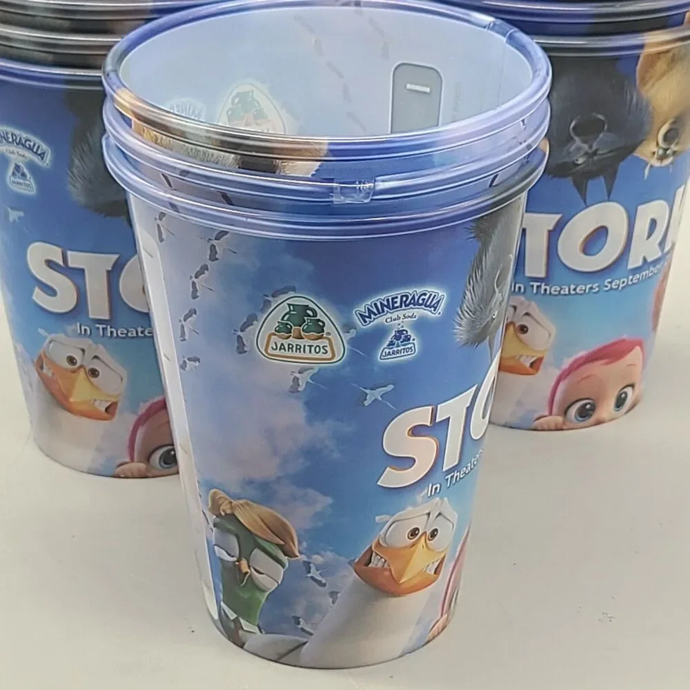 Set (50) promotional cups for the STORKS Movie Collectible Plastic New